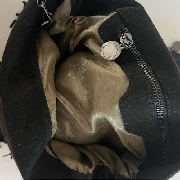 RARE RARE ..Stella McCarthy Falabella GORGEOUS SUEDE PURSE🖤 - Picture 6 of 10